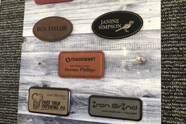 Leather Nametags